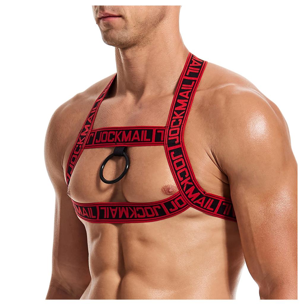 (SU)Men's Fitness Rubber Sports Shoulder Strap Muscle Exercise Shoulder Protector