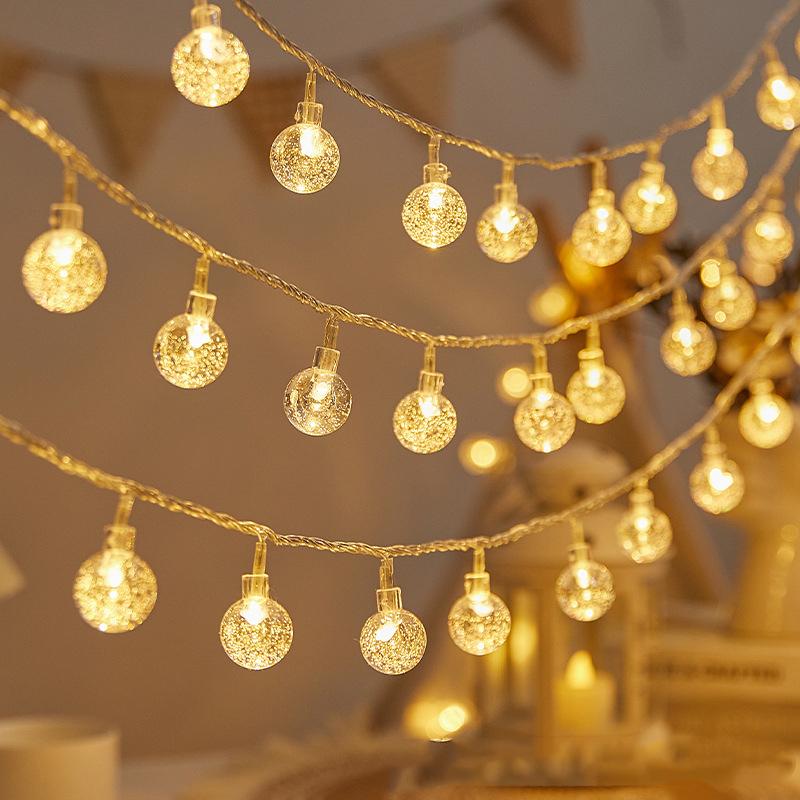 1,5M/3M LED Licht Weihnachts Lichterkette Außen Garten Camping Lichterkette 20 LED Lichter Wasserdicht Girlandenlicht Ramadan Dekorationen