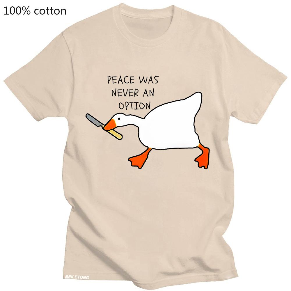 Hra Husí Mír Nikdy Nebyl Možností Tričko Letní Pánské Bavlněné Krátký Rukáv Zajímavá Ležérní Košile