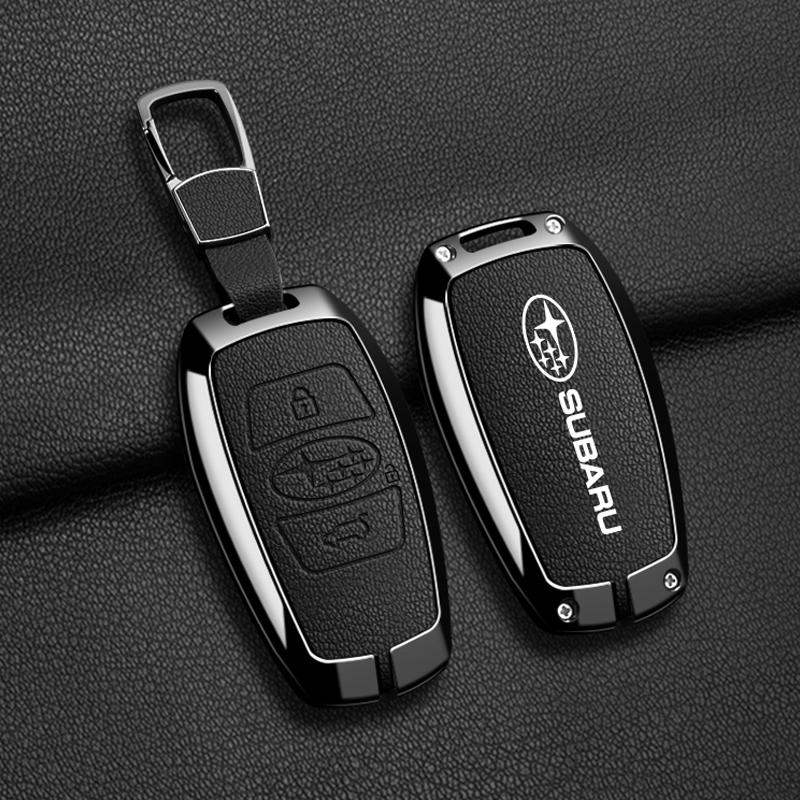 Zinc Alloy Car Remote Key Case Cover For Subaru WRX XV Crosstrek Legacy BRZ Forester Impreza STi Outback 2015-2019 Accessories et4