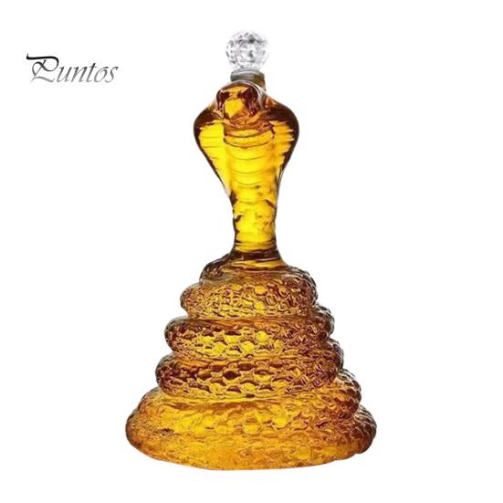 Snake Whiskey Decanter Funny Animal Bottle for Whiskey Lovers Whiskey Storage Container Housewarming Gift for Whiskey Enthusiast Dad Husband Boyfriend