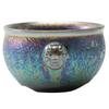 Colorful Kiln Mutated Shape Gilded Jian Zhan Cup Ceramic Kung Fu Tea Cup Tenmoku Glaze Single Cup Master Cup Tea Bowl Tasting Cu