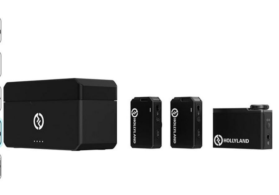 Hollyland Lark MAX Wireless Microphone with Noise Reduction for Phone Recording (2026 Model, Germany)