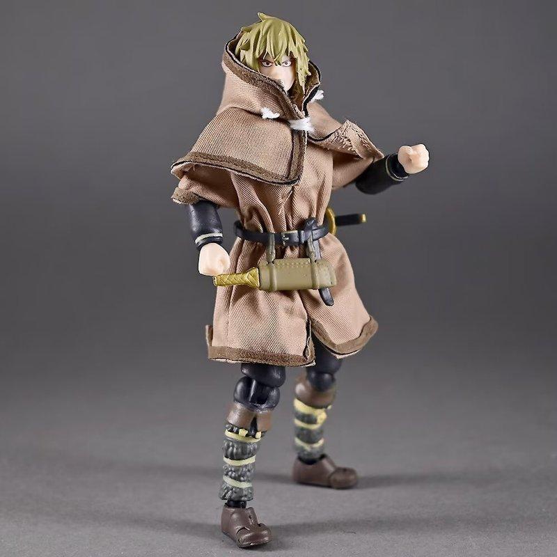 Figma 608 Vinland Saga Thorfinn Thorsson Anime Merchandise Actionfigur OVP Dreiköpfige Skulptur Figur Desktop-Dekoration