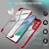 Coque - BOOLING - pour Samsung S21 FE - Rouge - Protection 360° - Anti-Rayure - Bordure Renforcée