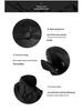 Men's Autumn-Winter Velvet-Lined PU Duckbill Cap with Ear Protection for Elderly