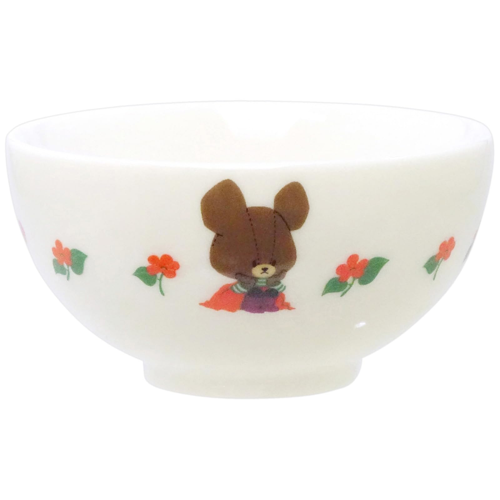 

The School Jackie Rice Retro Girly Made in 785119 Bears Bowl, Approx. 11cm, Jackie, Japan, белый