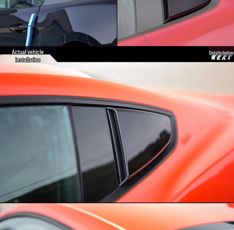 Modified Side Louver Decoration Air Vent for 2015-2023 Ford Mustang Rear Quarter Panel