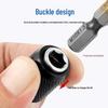3-Piece Hexagonal Quick-Release Self-Locking Extension Rod Set for Electric Drill Screwdrivers