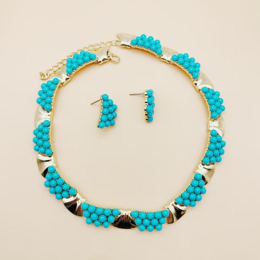 3pcs Fashion Bridal Zircon Set Rhinestone Necklace Earrings for Sparkling Wedding Accessories Banquet Reception Bridal Party