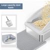 Stainless Steel Cat Litter Box Enclosed Large Cat Toilet Deodorizing Easy To Clean Pet Supplies Anti-corrosion Cat Bedpans