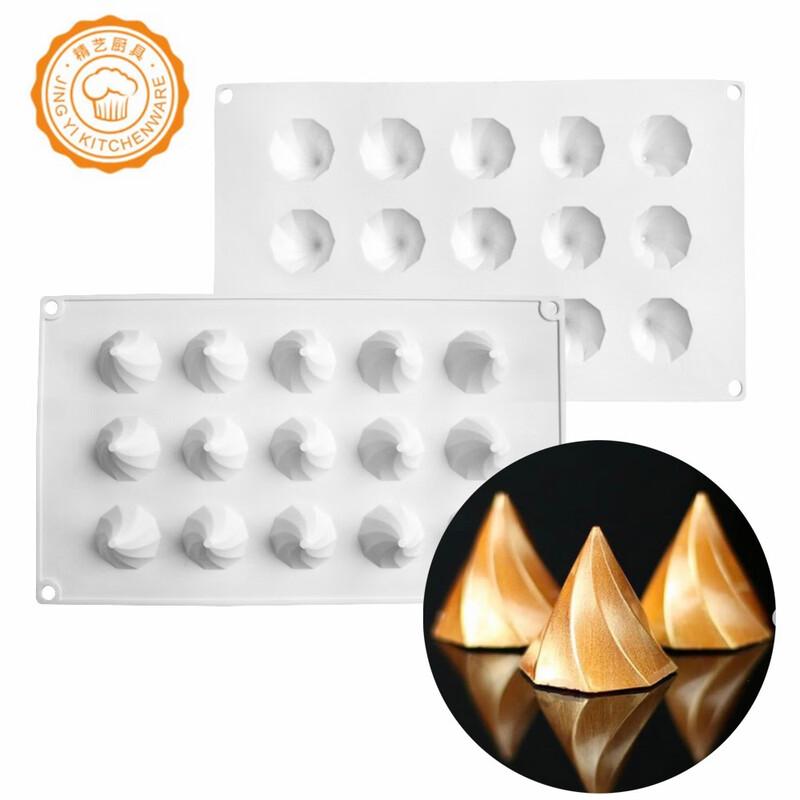 15-Cavity Conical Silicone Baking Mold