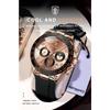 POEDAGAR Luxury Casual Top Brand Watch Business Sport Chronograph Date Luminous Waterproof Silicone Strap Watch Male reloj