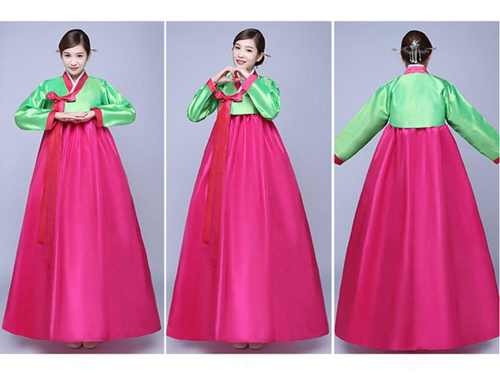 [Hersteller] Koreanisches Volkstracht Hanbok Hanbok Hanbok Hanbok (L, Grün)