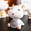 Nordic Cute Creative Healing Animal Calf Ornaments INS Feng'er Children's Room Desk Desktop Decoration Savings Can