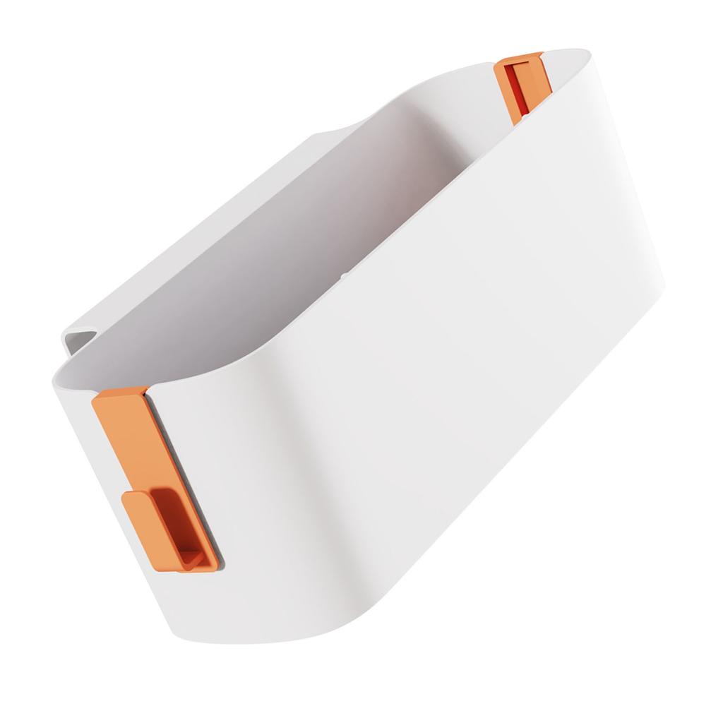 Bedside Hanging Storage Shelf Organizer Bed Organizer Basket with 2 Hooks Baby Bed Shelves Holder Dormitory Supplies