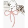 PINK PINEAPPLE RIBBON UNLOCKED KEYRING_PINK