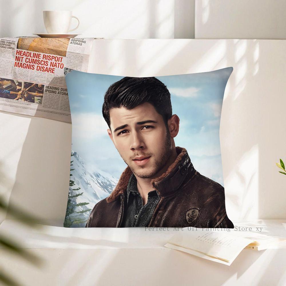 Band J-JONAS B-BROTHERS Pillow Case Square Pillow Cushion Cover Bedroom Sofa Room Decoration Casual Pillow Cover