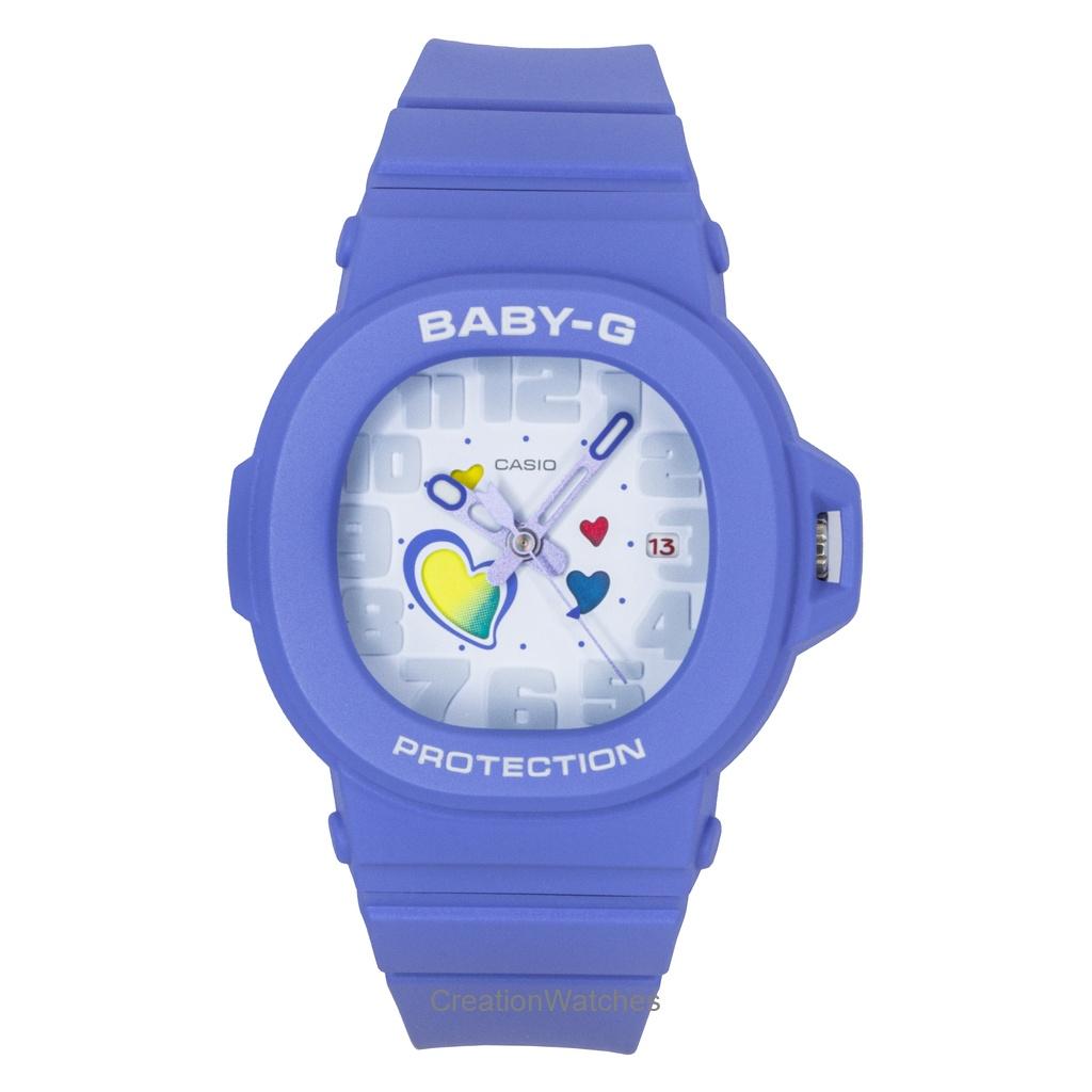 

Casio Baby-G Аналоговая серия Playful Hearts Белый циферблат Кварцевые BGA-10-6A 100М Женские часы белый