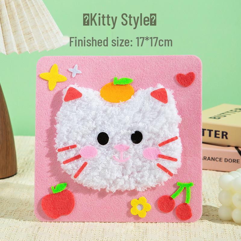 DIY Children's Sew-and-Stitch Christmas Tree Threading Kit