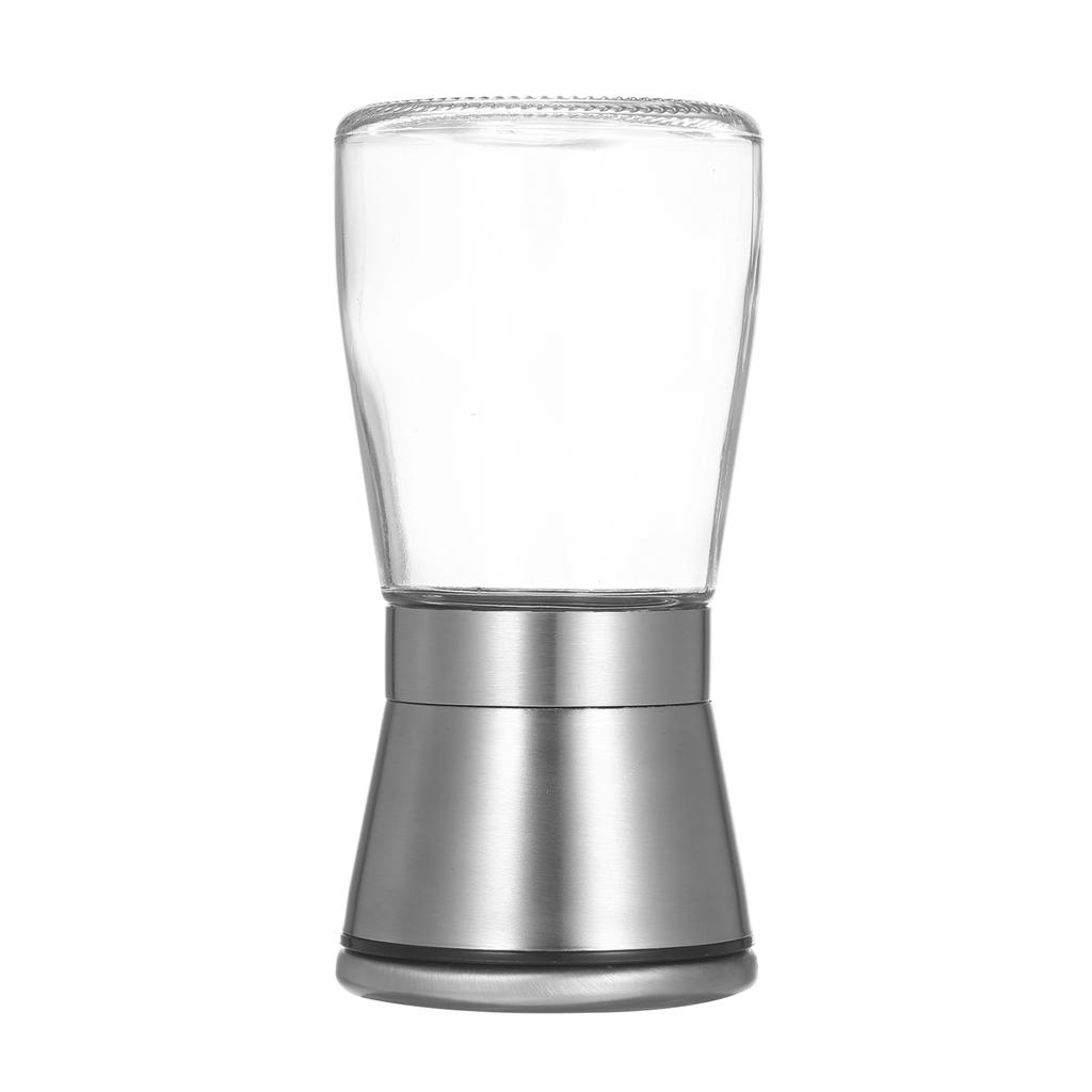 Salt and Pepper Grinder Refillable Coarseness 304 Stainless Steel Salt and Pepper Mill Shakers With Lid Seasoning Jar Holder Container