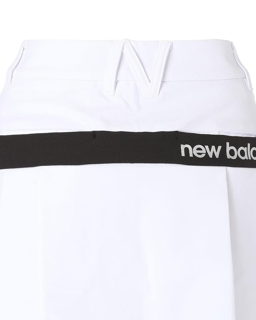 New Balance Pleated Skirt for Golf Women's Water-Repellent (4-Way Stretch) (012-5234502 030, White)
