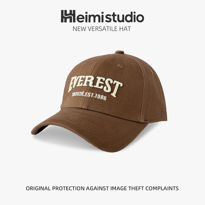 25 Early Autumn New Casual Simple Versatile Letter Hard Top Baseball Cap Female Face Small Peaked Cap