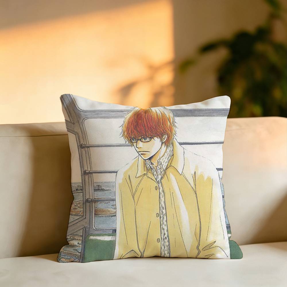 Anime hHoney and Clover Pillow Case Square DoubleSided Sofa Cushion Cover Bedroom Bedside Pillow