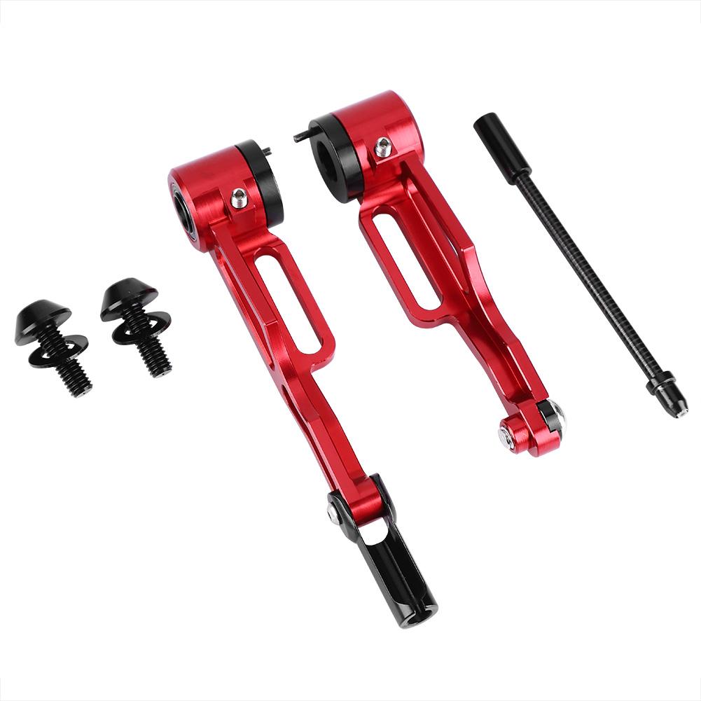 2Pcs Aluminum V Brake Levers Bicycle Hand Brakes Bike Accessories(red with Short arm)