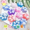 Super Soft Mud Feeling Plush Cat Claws Pinch Music Decompression Toy High Value Silicone Pinch Music Decompression Artifact