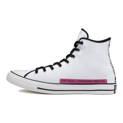Chuck Taylor All Star Comfortable Versatile High-top Canvas Shoes Unisex White Black Pink