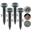 Solar Snake Repellent for Outdoors - 6 Pcs with Ultrasonic Solar Repeller, SZRH A-F