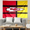 Kansas City Chiefs Logo Tapestry Hanging for Bedroom,Livingroom, Playroom,Decor Art Room Wall Tapestry Holiday and Birthday Gifts
