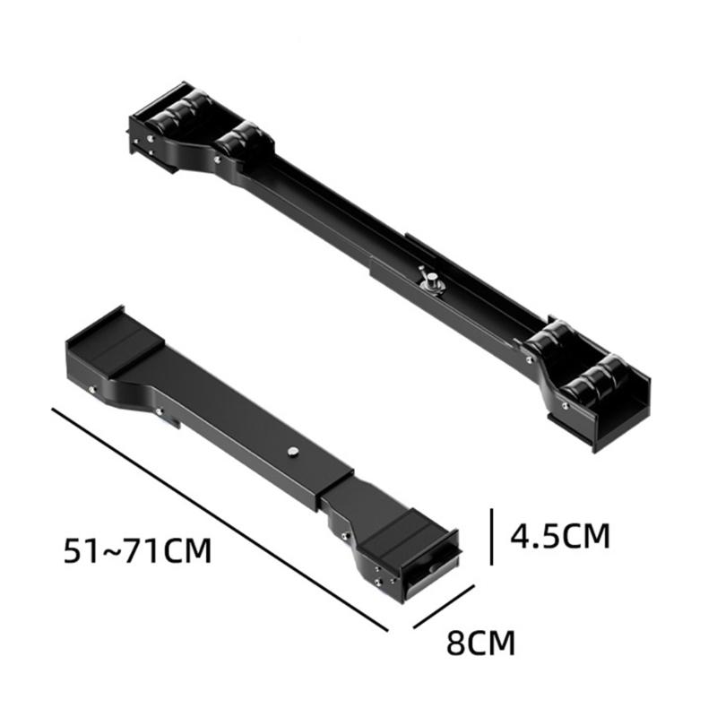 2pcs Universals Washing Machine Base Brackets with Antislip Pad for Noise Reduction and Secure Placement