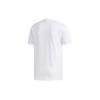 Adidas T Shirts Men's White Crew Neck Moderate Straight Fit FM6088