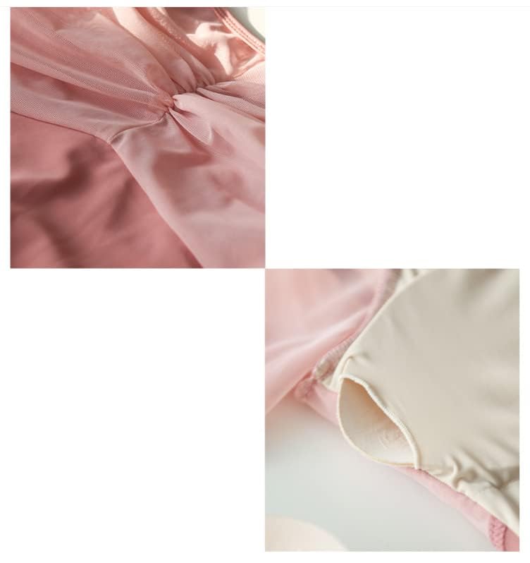 ProDance Dámský oranžový šifonový baletní dres s rukávy, PLHA014M (L)