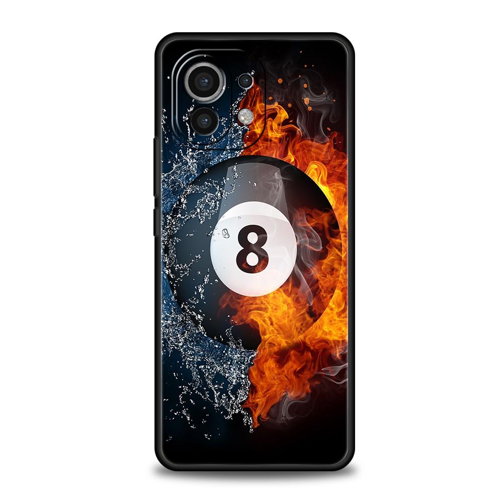 Phone Case Cover for Xiaomi Mi 17 Pro Max 15 14 13 12 11 Ultra 15T 14T 13T 12T Pro Lite Soft TPU Billiard Fashion Brand Number