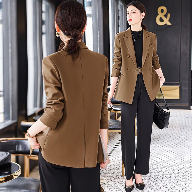 Trolman Women s Loose Fit Business Casual Blazer Multi-size