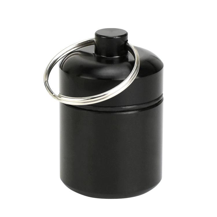 Aluminum Alloy Earplug Storage Box with Keychain