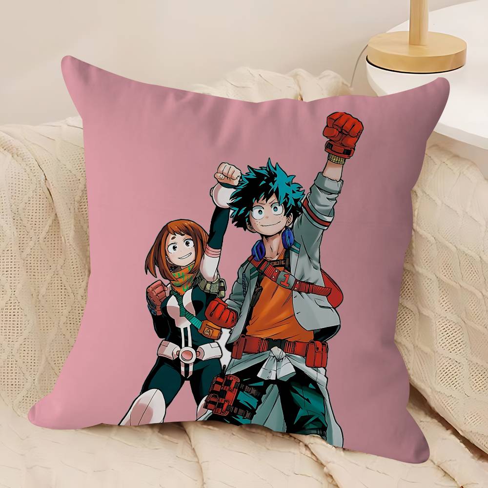 My Hero A-Academia Office Cushion Pillowcase Car Cushion Cover45X45CM Lumbar Pillowcase Sofa Pillowcover