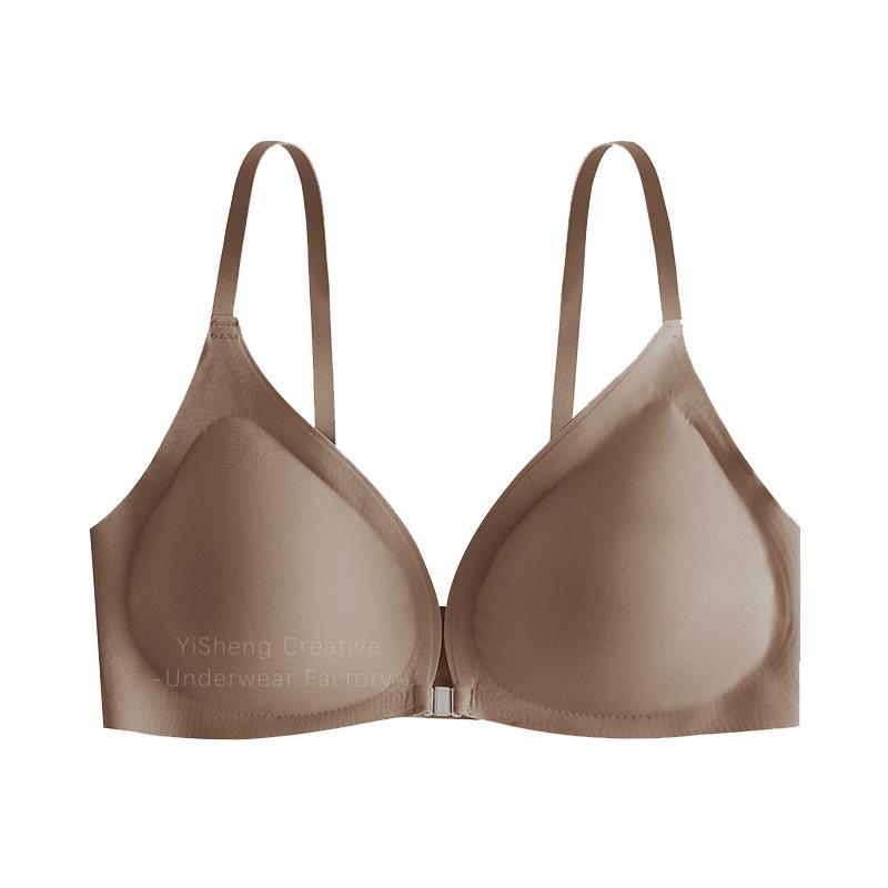 Sutien Femei Mărime Plus Fără Fir Închidere Frontală Push-Up Fără Cusături