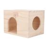 Tiny Hamster Wood House Bite Resistance Ventilated Eco Friendly Small Animal Hideout House for
