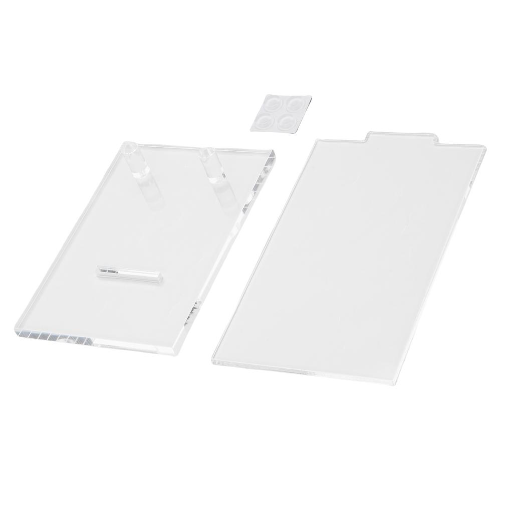 Acrylic Book Display Stand Holder Transparent Picture Frame Stand for Home Office Desktop Decoration