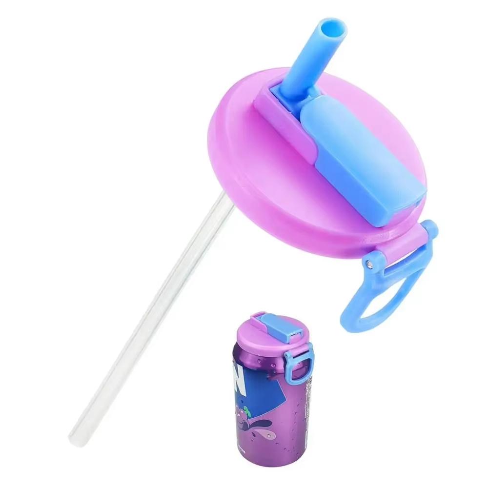 2 ks Kryt na plechovku od sody Kreativní Utěsněný Silikonový Kryt na plechovku od nápoje s brčkem Kryt na kelímek Vhodný pro konzervované nápoje Opakovaně použitelný Kryt na nádrž