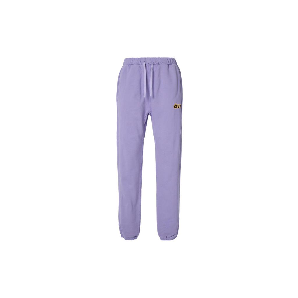Drew House Letter Logo Series Knitted Sweatpants Unisex Purple Moderate Cuffed Pants DR-SS20-44