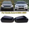 Fit For 2003 2004 2005 2006 2007 Honda Accord Side Mirror Cover Cap Gloss Black