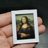 Sale 1:12 Dollhouse Mini World Famous Oil Painting Mural Wall Picture Dollhouse Accessories Decor