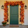 Hanging Vine Decorative Garland Multi-Purpose Artificial Autumn Foliage Garland Simulation Maple Leaf Rattan for Home Wedding