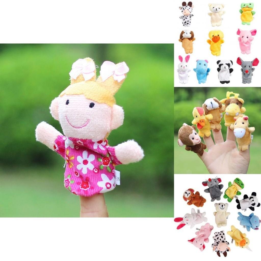 Cute Finger Puppets Doll Set For Kids Educational Family Entertainment 6/10/12 Pcs