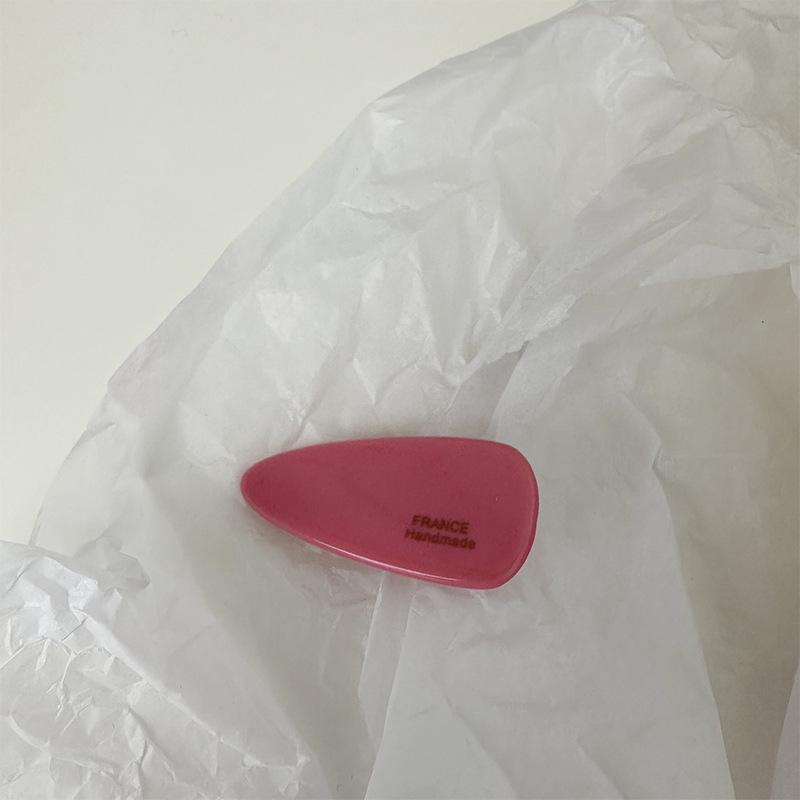 Acetic Acid Pink Hair Clip - Cute Duckbill Style for Bangs розовый